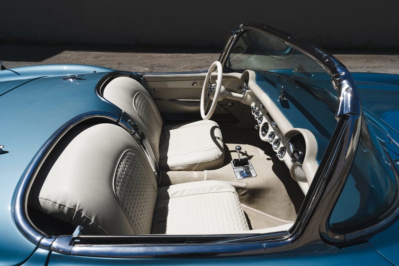 1957 Chevrolet Corvette, interior, frame 8 of 43