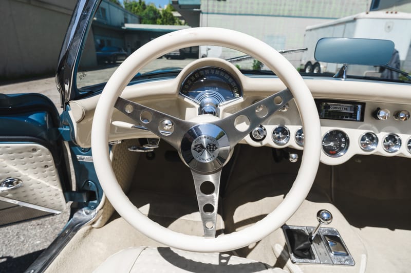 1957 Chevrolet Corvette, interior, frame 28 of 43