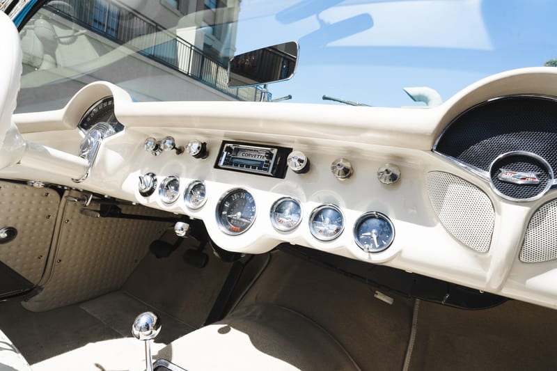 1957 Chevrolet Corvette, interior, frame 31 of 43