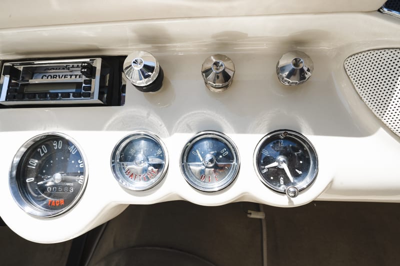 1957 Chevrolet Corvette, interior, frame 34 of 43