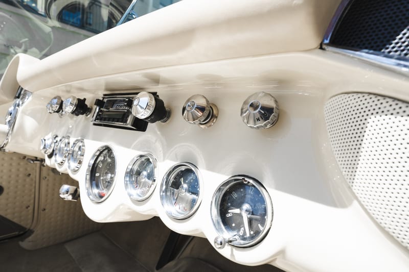 1957 Chevrolet Corvette, interior, frame 35 of 43