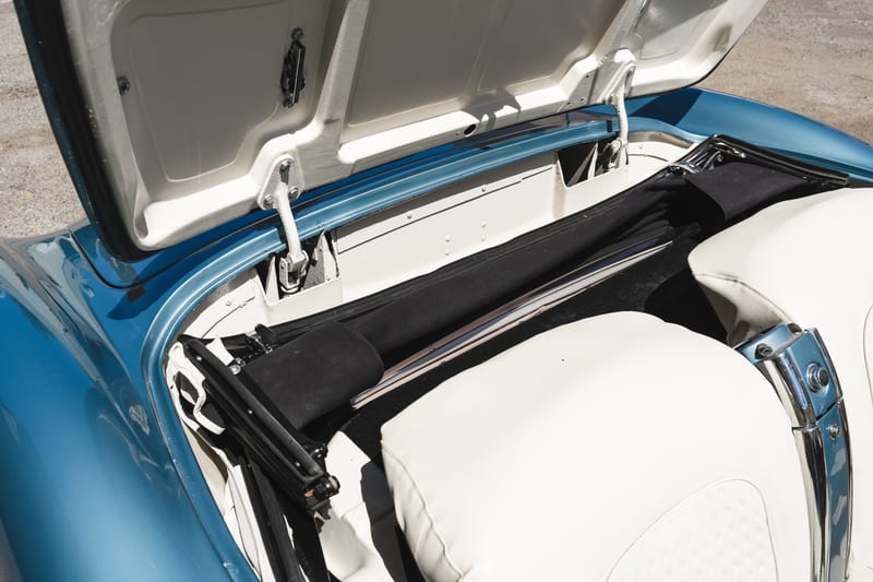 1957 Chevrolet Corvette, trunk, frame 4 of 14
