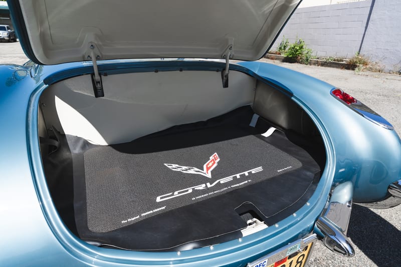 1957 Chevrolet Corvette, trunk, frame 8 of 14