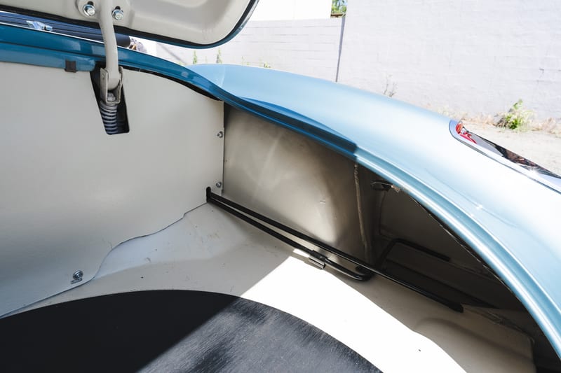1957 Chevrolet Corvette, trunk, frame 12 of 14