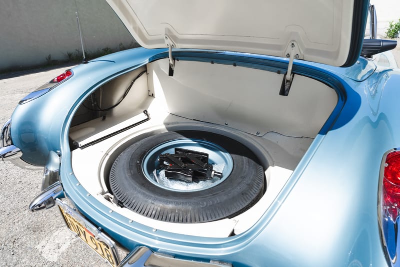 1957 Chevrolet Corvette, trunk, frame 14 of 14