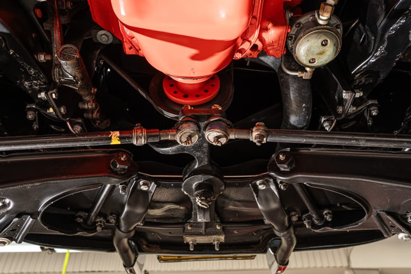 1957 Chevrolet Corvette, undercarriage, frame 15 of 20