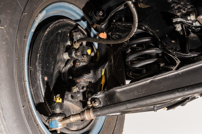 1957 Chevrolet Corvette, undercarriage, frame 19 of 20