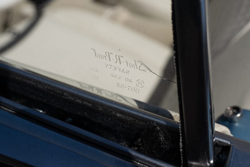 1957 Chevrolet Corvette, glass stamps, stickers, and engine numbers, frame 11 of 12