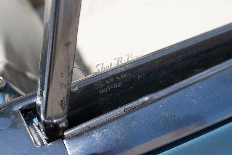 1957 Chevrolet Corvette, glass stamps, stickers, and engine numbers, frame 12 of 12