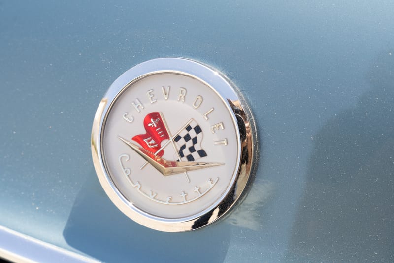 1957 Chevrolet Corvette, badges, body tag and documents, frame 1 of 5