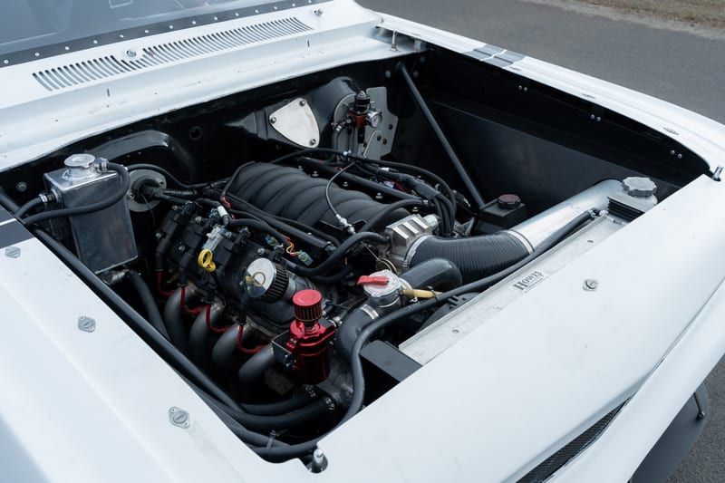 1965 Chevrolet Nova, engine bay, frame 2 of 12