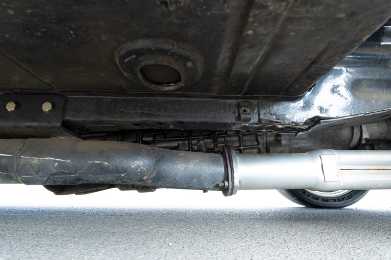 1965 Chevrolet Nova, undercarriage, frame 2 of 4