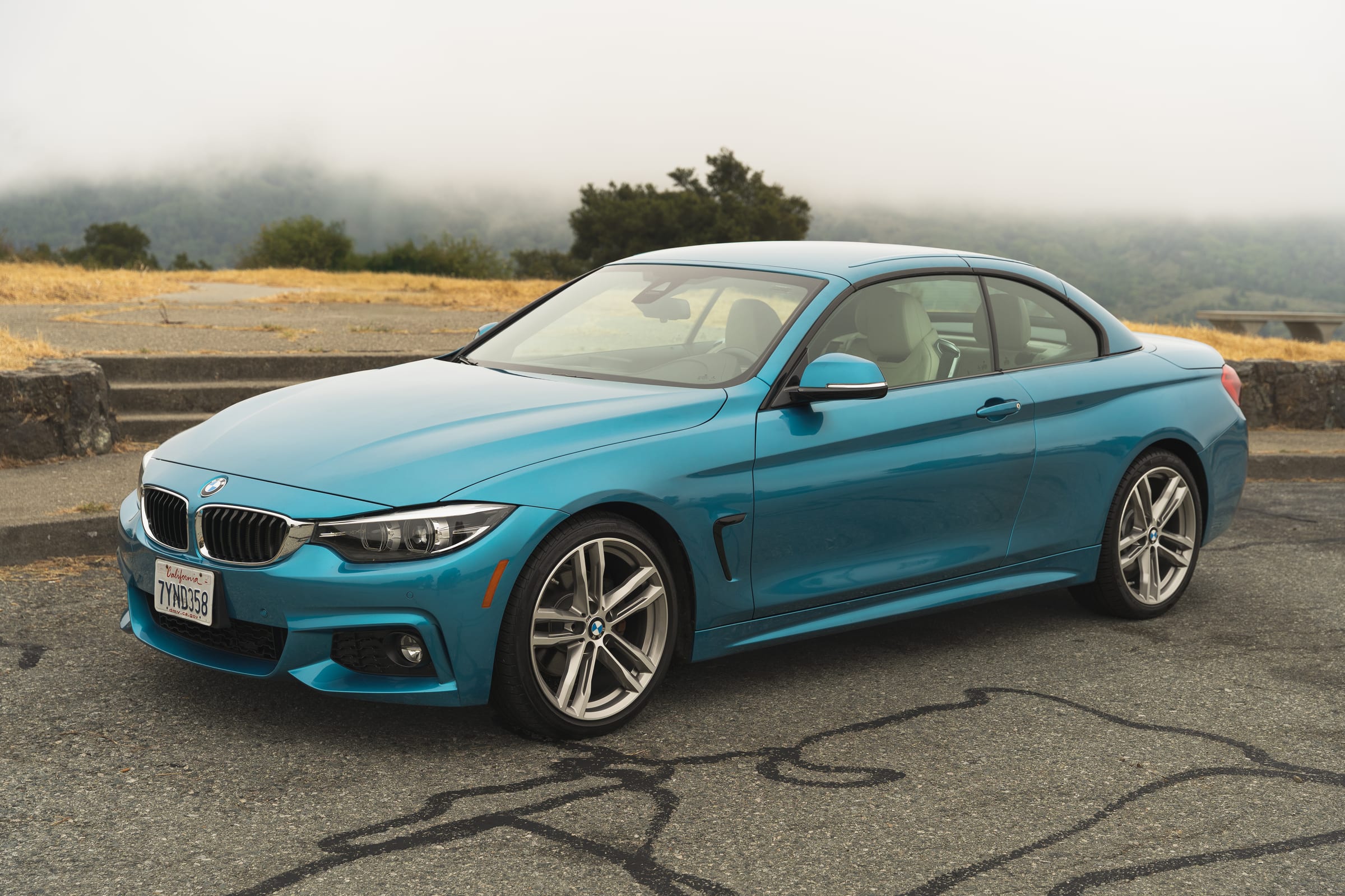 2018 BMW 430i Convertible, front three-quarter view, San Mateo, CA