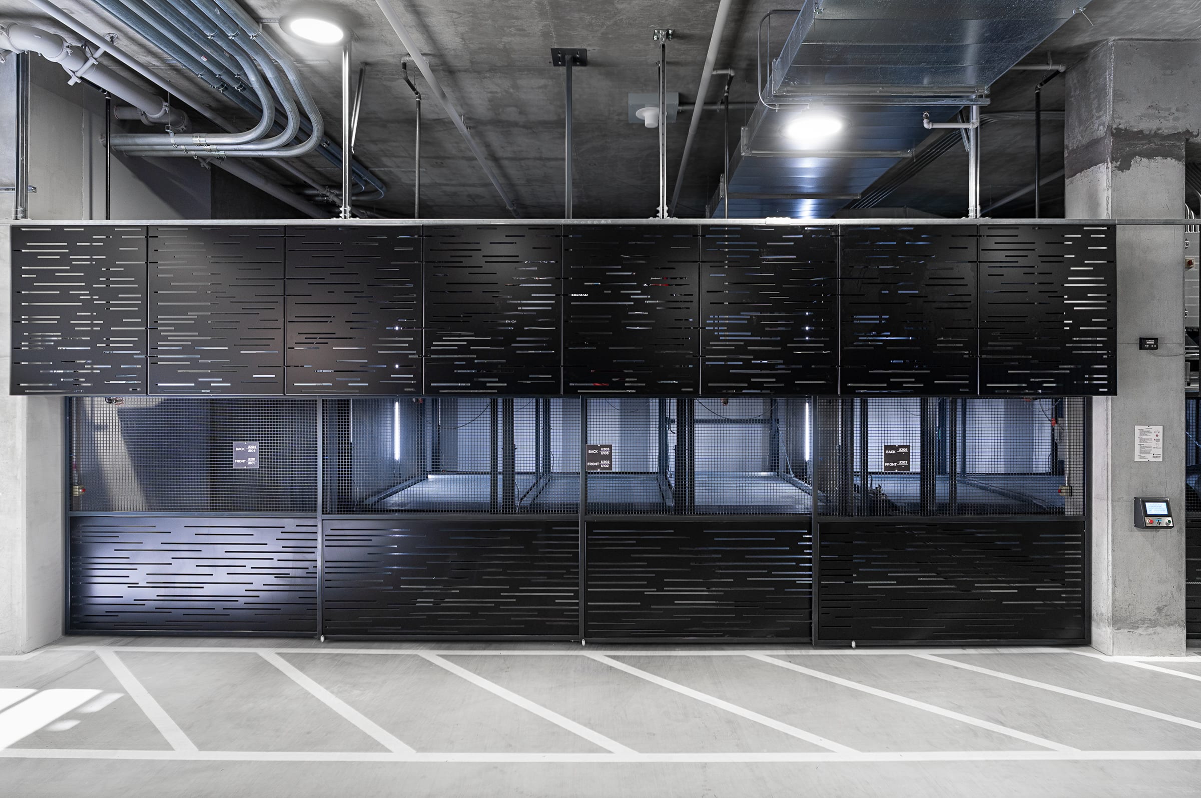 Parkworks Automation - 1030 Brittan San Carlos architectural detail